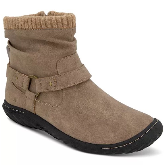 JBU Shoes - Taupe Westwood Waterproof Harness Booties